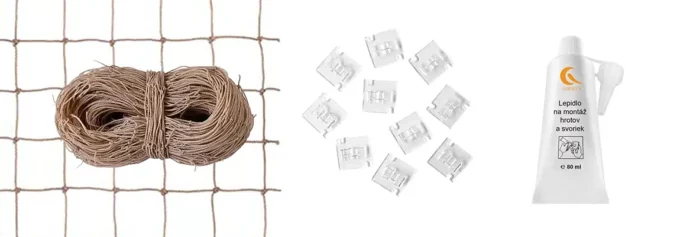 Montáž siete na balkón bez vŕtania